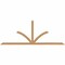 Ekena Millwork Richland Timber Gable Bracket, Western Red Cedar, 108"W x 40"H x 1 1/2"D x 3 1/2"F, 9/12 Pitch GBW108X40X0204RIC00SWR - alternate 1